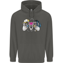 A Video Game Console Controller Childrens Kids Hoodie Storm Grey