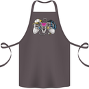 A Video Game Console Controller Cotton Apron 100% Organic Dark Grey