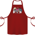 A Video Game Console Controller Cotton Apron 100% Organic Maroon