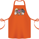 A Video Game Console Controller Cotton Apron 100% Organic Orange