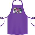 A Video Game Console Controller Cotton Apron 100% Organic Purple