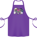 A Video Game Console Controller Cotton Apron 100% Organic Purple