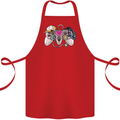 A Video Game Console Controller Cotton Apron 100% Organic Red