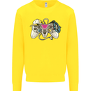A Video Game Console Controller Kids Sweatshirt Jumper Yellow