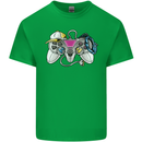 A Video Game Console Controller Kids T-Shirt Childrens Irish Green