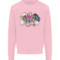A Video Game Console Controller Mens Sweatshirt Jumper Light Pink