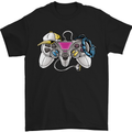 A Video Game Console Controller Mens T-Shirt 100% Cotton Black