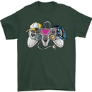A Video Game Console Controller Mens T-Shirt 100% Cotton Forest Green