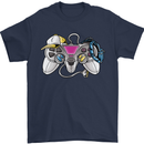 A Video Game Console Controller Mens T-Shirt 100% Cotton Navy Blue