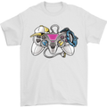 A Video Game Console Controller Mens T-Shirt 100% Cotton White