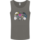A Video Game Console Controller Mens Vest Tank Top Charcoal