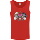 A Video Game Console Controller Mens Vest Tank Top Red