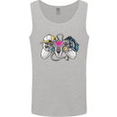 A Video Game Console Controller Mens Vest Tank Top Sports Grey