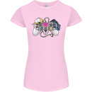 A Video Game Console Controller Womens Petite Cut T-Shirt Light Pink