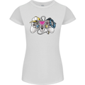 A Video Game Console Controller Womens Petite Cut T-Shirt White