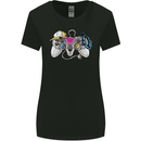 A Video Game Console Controller Womens Wider Cut T-Shirt Black