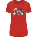 A Video Game Console Controller Womens Wider Cut T-Shirt Red