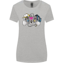 A Video Game Console Controller Womens Wider Cut T-Shirt Sports Grey