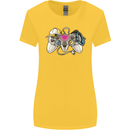 A Video Game Console Controller Womens Wider Cut T-Shirt Yellow