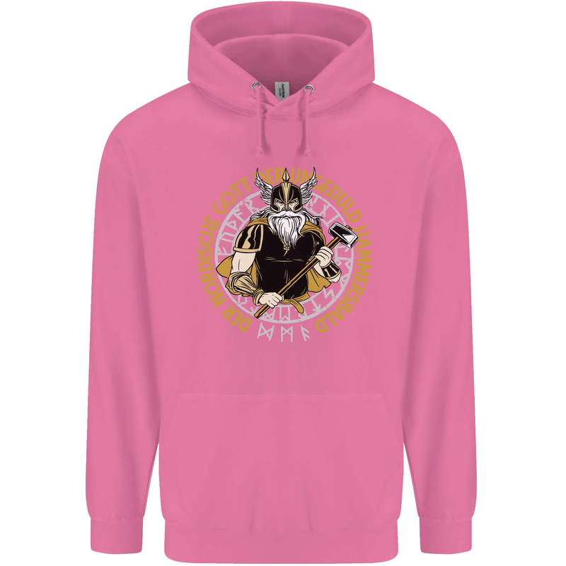 A Viking Man Childrens Kids Hoodie Azalea