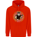 A Viking Man Childrens Kids Hoodie Bright Red