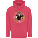 A Viking Man Childrens Kids Hoodie Heliconia