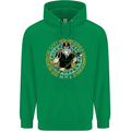 A Viking Man Childrens Kids Hoodie Irish Green