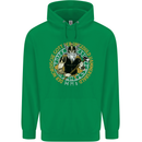 A Viking Man Childrens Kids Hoodie Irish Green