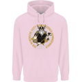 A Viking Man Childrens Kids Hoodie Light Pink