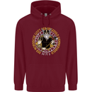 A Viking Man Childrens Kids Hoodie Maroon