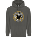A Viking Man Childrens Kids Hoodie Storm Grey
