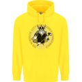 A Viking Man Childrens Kids Hoodie Yellow