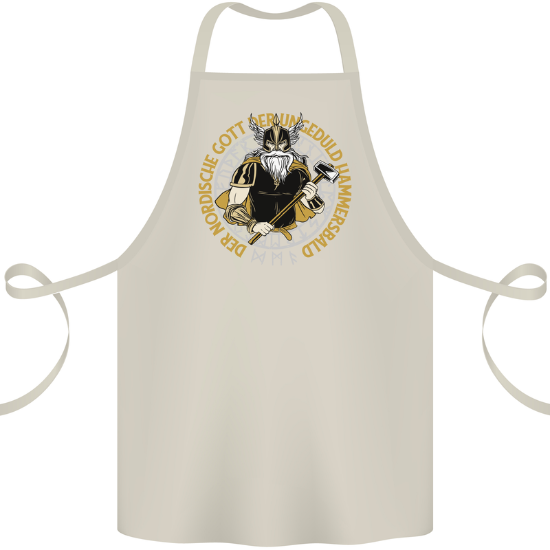 A Viking Man Cotton Apron 100% Organic Natural