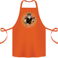A Viking Man Cotton Apron 100% Organic Orange