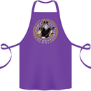 A Viking Man Cotton Apron 100% Organic Purple