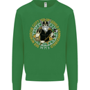 A Viking Man Kids Sweatshirt Jumper Irish Green