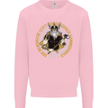 A Viking Man Kids Sweatshirt Jumper Light Pink