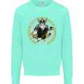 A Viking Man Kids Sweatshirt Jumper Peppermint