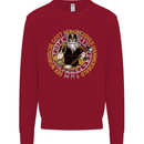 A Viking Man Kids Sweatshirt Jumper Red