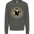 A Viking Man Kids Sweatshirt Jumper Storm Grey