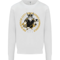 A Viking Man Kids Sweatshirt Jumper White