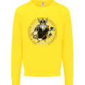 A Viking Man Kids Sweatshirt Jumper Yellow