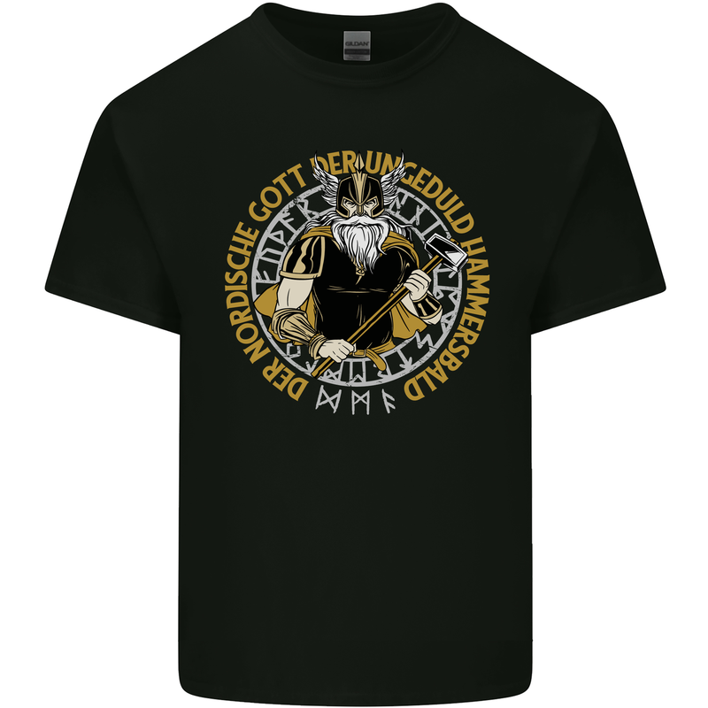 A Viking Man Kids T-Shirt Childrens Black