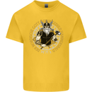 A Viking Man Kids T-Shirt Childrens Yellow