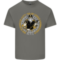 A Viking Man Mens Cotton T-Shirt Tee Top Charcoal