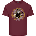 A Viking Man Mens Cotton T-Shirt Tee Top Maroon
