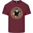 A Viking Man Mens Cotton T-Shirt Tee Top Maroon