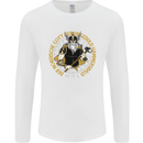 A Viking Man Mens Long Sleeve T-Shirt White