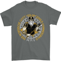 A Viking Man Mens T-Shirt 100% Cotton Charcoal