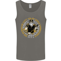 A Viking Man Mens Vest Tank Top Charcoal